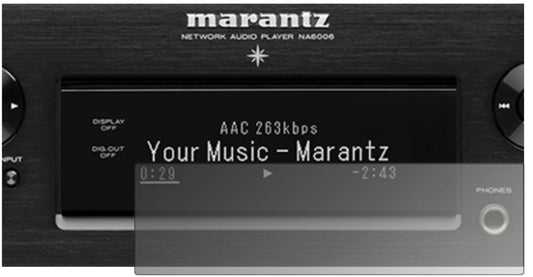 Blickschutzfolie für Marantz NA 6006 matt Schutzfo (1)