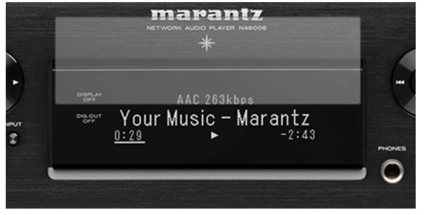1x Schutzfolie matt für Marantz NA 6006 Display-Sc (2)