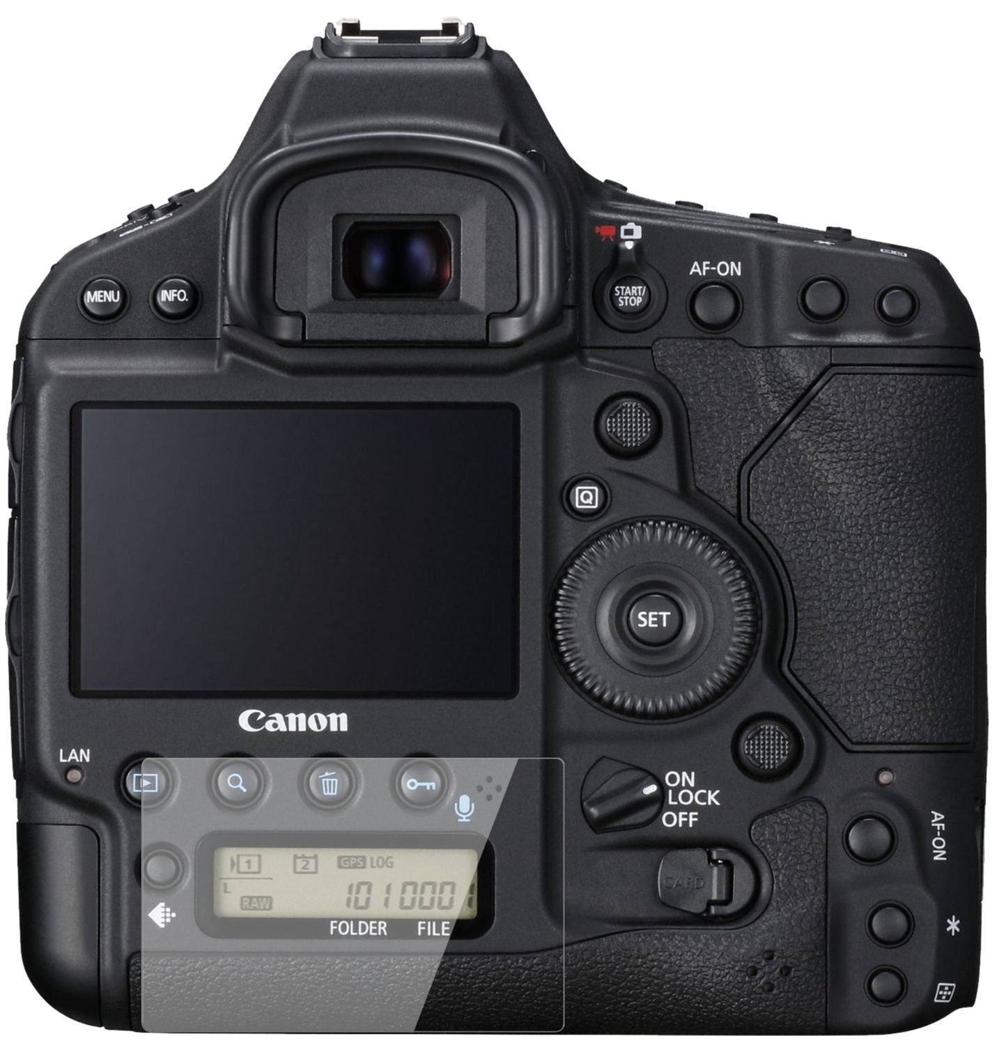 1x 9H Schutzfolie für Canon EOS-1D X Mark III Panz (2)