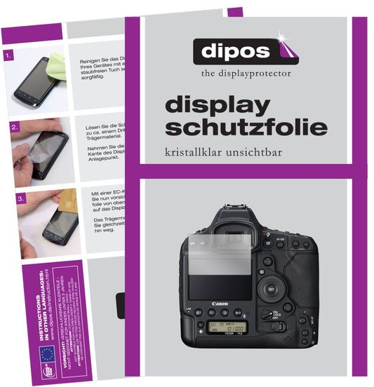 1x Schutzfolie klar für Canon EOS-1D X Mark III Di (1)