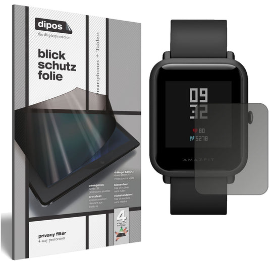 Blickschutzfolie für Huami Amazfit Bip S matt Schu (1)