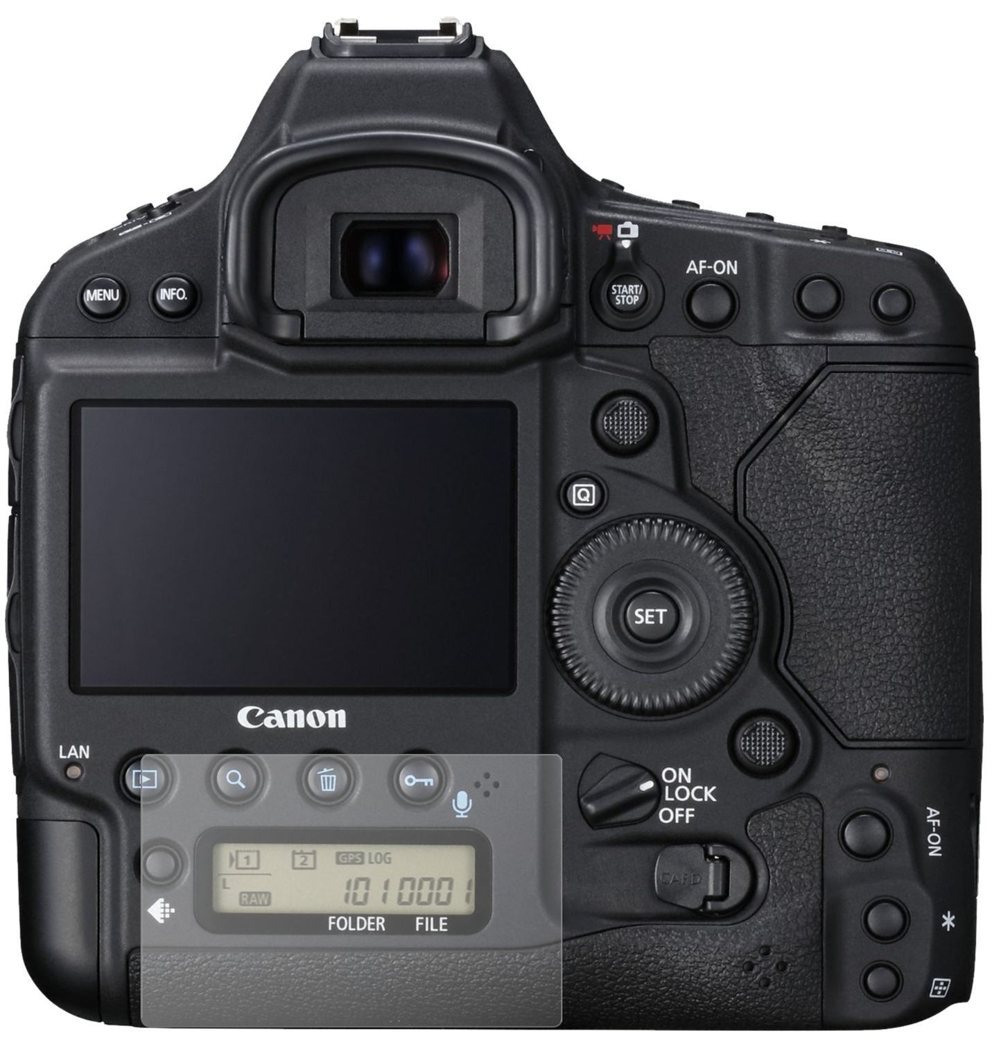 2x 9H Schutzfolie matt für Canon EOS-1D X Mark III (2)