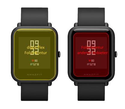 3x 3D Full Cover Schutzfolie für Huami Amazfit Bip (2)