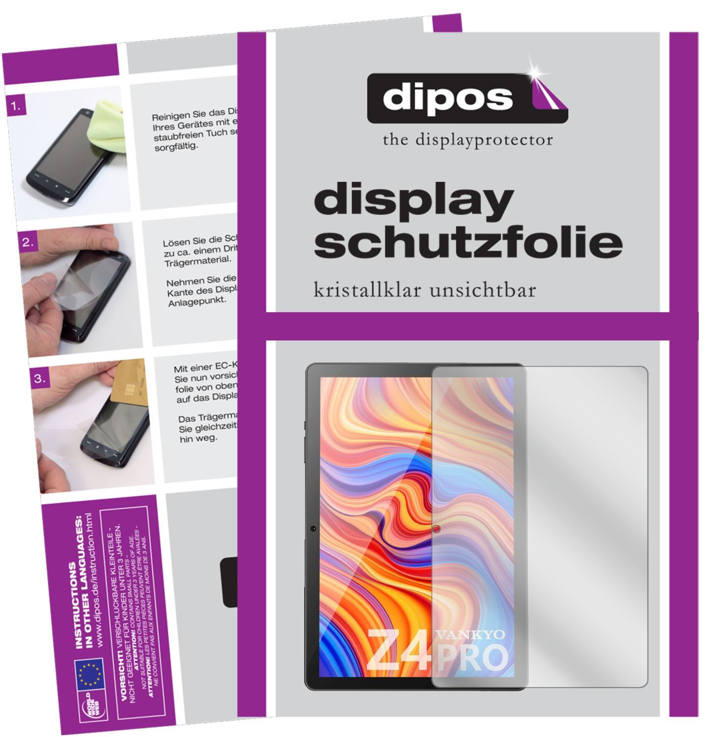1x Schutzfolie klar für Vankyo MatrixPad Z4 Pro 10 (1)
