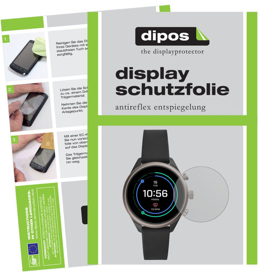 6x Schutzfolie matt für Fossil Sport Smartwatch Di (1)