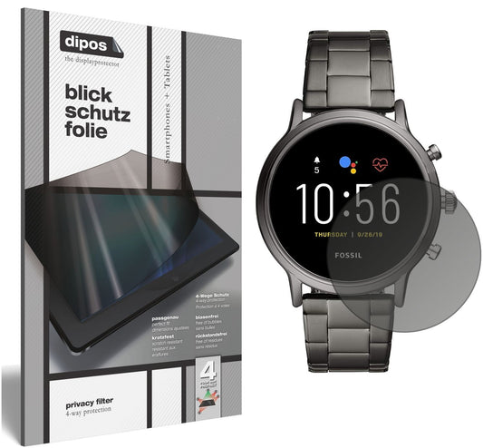 Blickschutzfolie für Fossil Gen 5 Smartwatch matt  (1)
