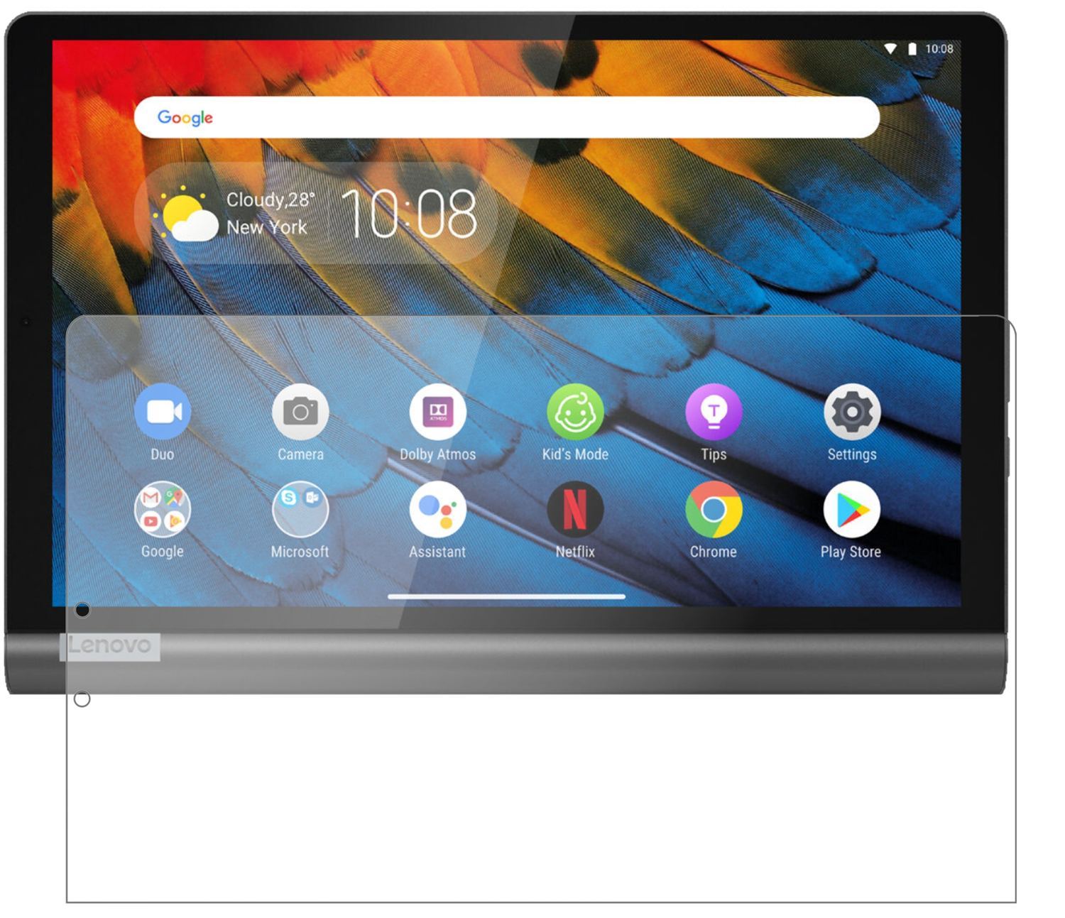 1x 9H Schutzfolie matt für Lenovo Yoga Smart Tab 1 (2)