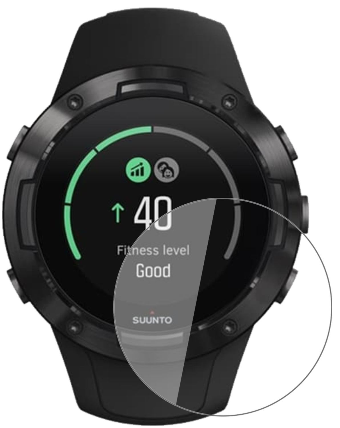 1x 9H Schutzfolie für Suunto 5 Panzerfolie (2)