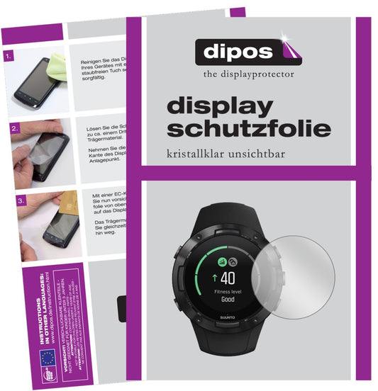 1x Schutzfolie klar für Suunto 5 Display-Schutzfol (1)