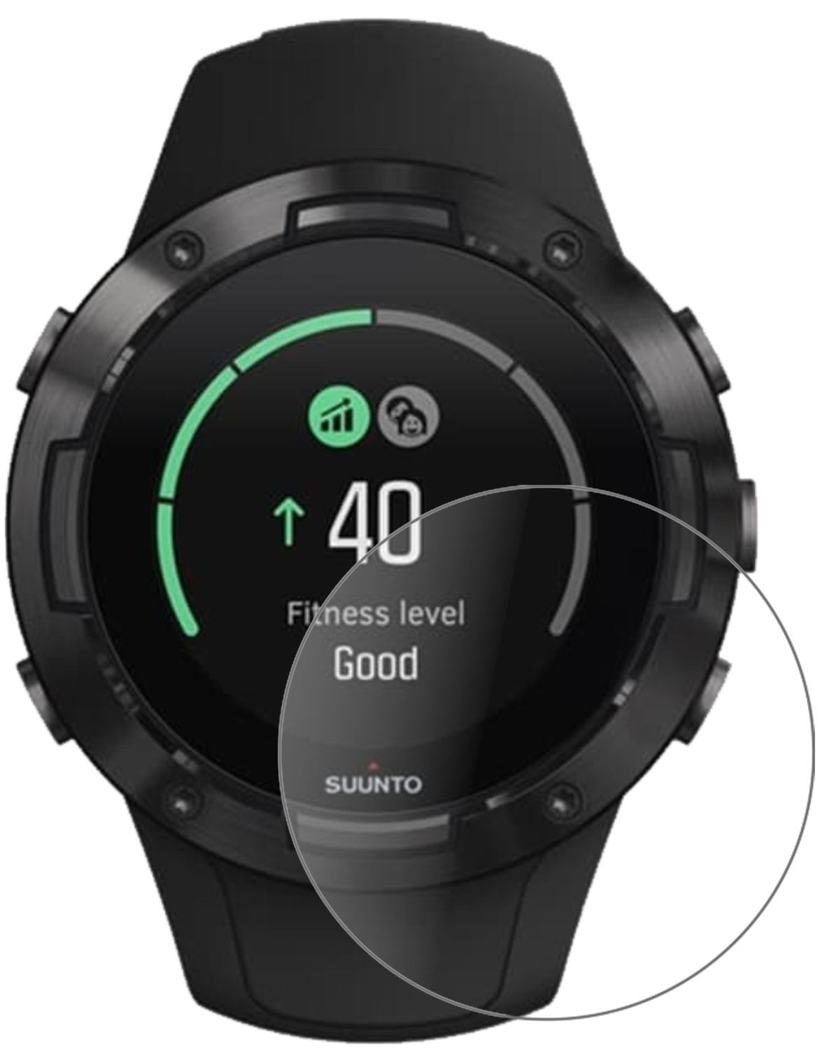 2x 9H Schutzfolie matt für Suunto 5 Panzerfolie (2)