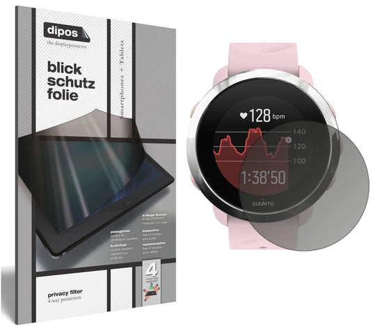 Blickschutzfolie für Suunto 3 Fitness matt Schutzf (1)