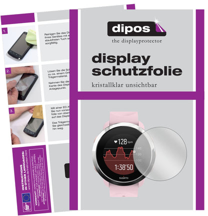 5x Schutzfolie klar für Suunto 3 Fitness Display-S (1)