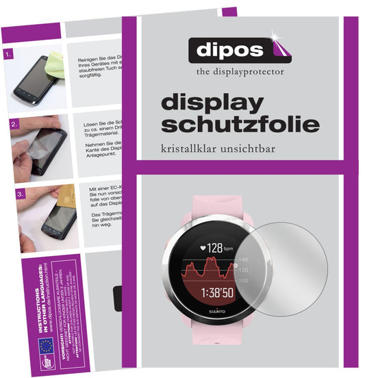 1x Schutzfolie klar für Suunto 3 Fitness Display-S (1)