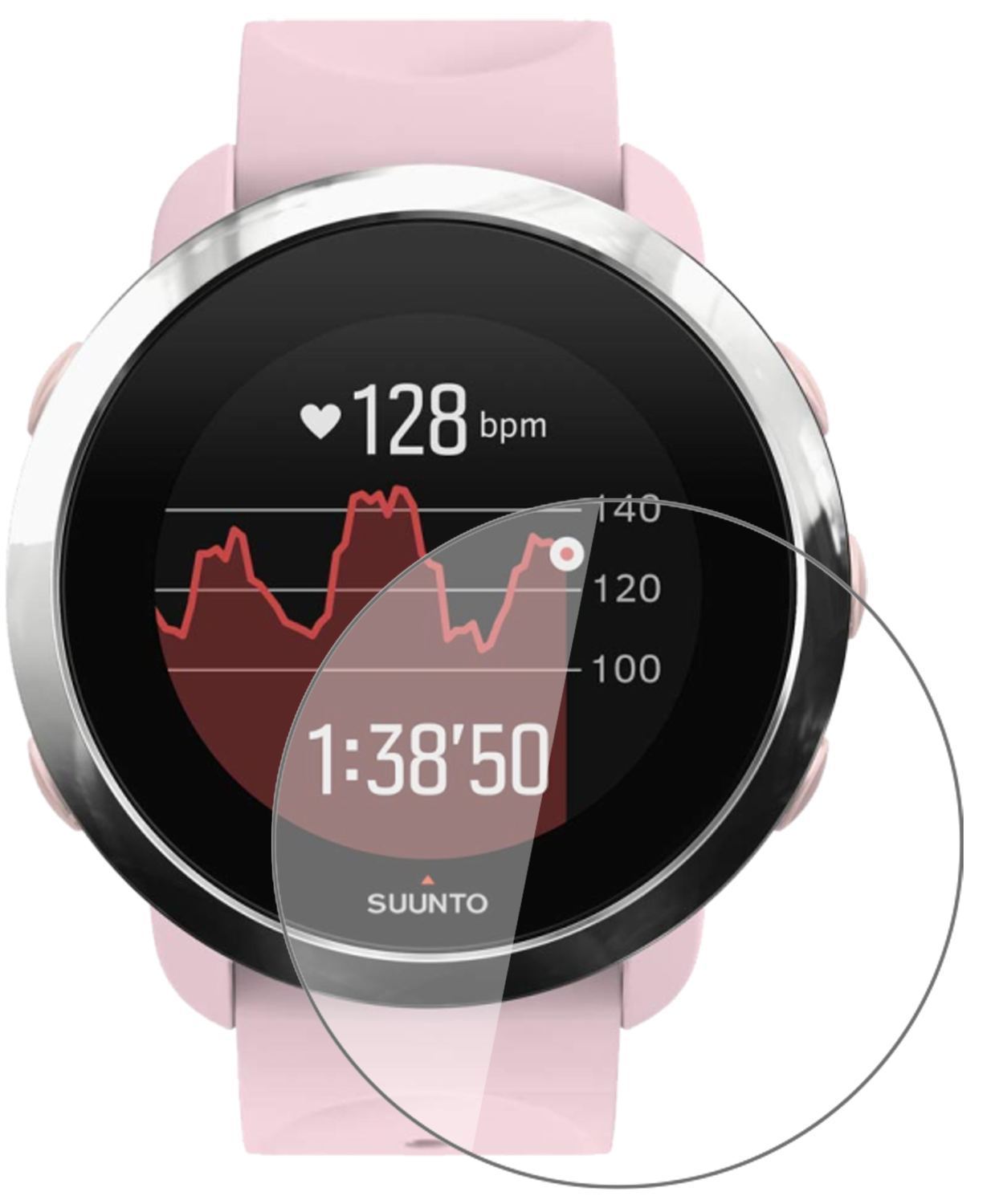 2x 9H Schutzfolie für Suunto 3 Fitness Panzerfolie (2)