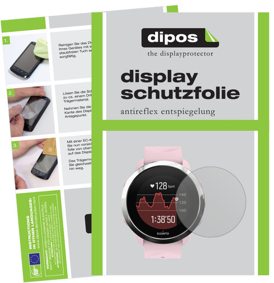 2x Schutzfolie matt für Suunto 3 Fitness Display-S (1)