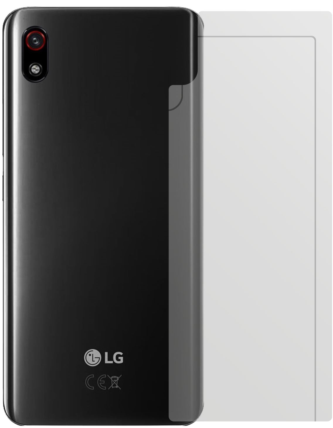 5x Schutzfolie matt für LG W10 Alpha Rückseite Dis (2)