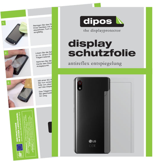 2x Schutzfolie matt für LG W10 Alpha Rückseite Dis (1)
