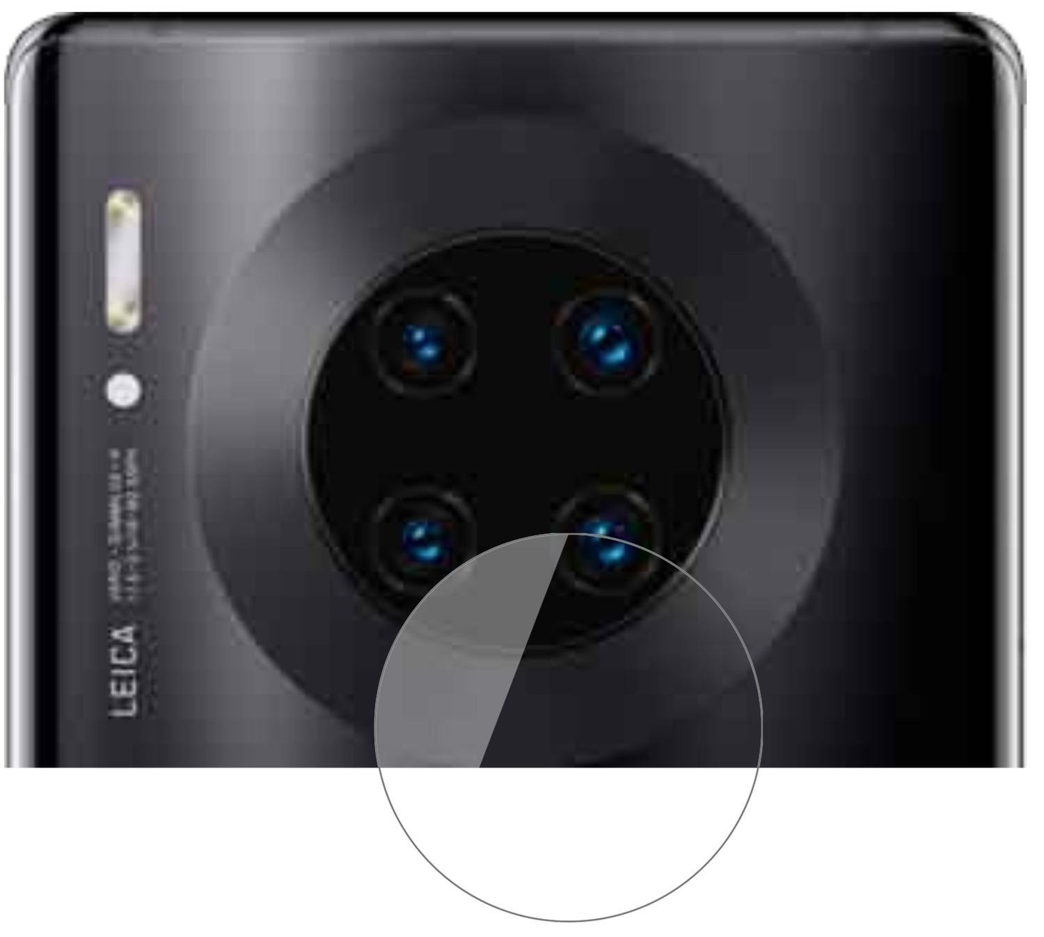 1x 9H Schutzfolie für Huawei Mate 30 Pro Kameralin (2)