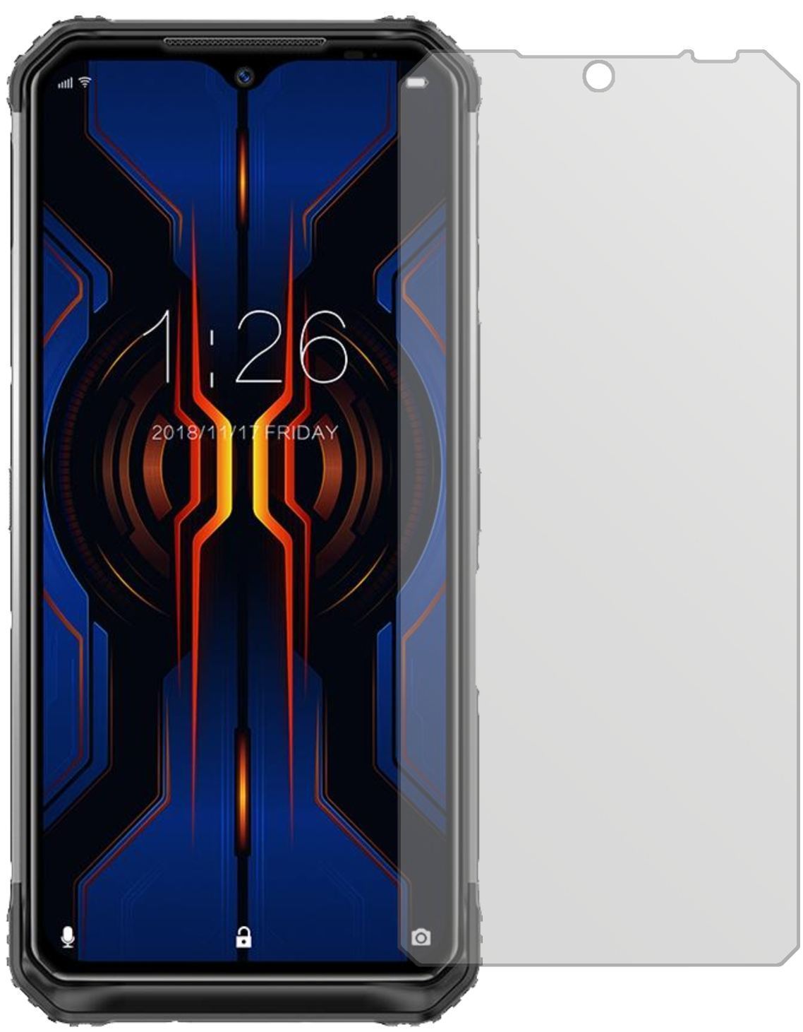 5x Schutzfolie matt für Doogee S95 Pro Display-Sch (2)