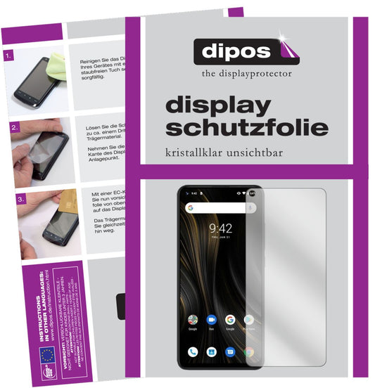 2x Schutzfolie klar für Umidigi Power 3 Display-Sc (1)