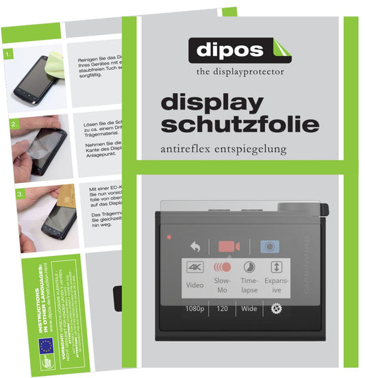 6x Schutzfolie matt für Garmin Virb Ultra 30 Displ (1)