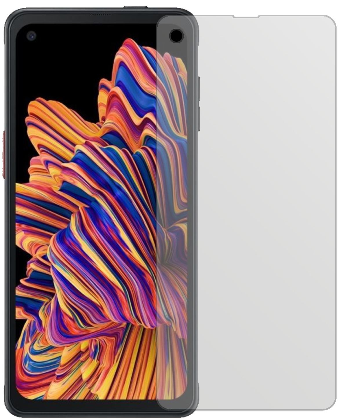 1x Schutzfolie matt für Samsung Galaxy XCover Pro  (2)
