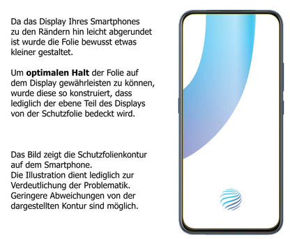 Blickschutzfolie für Vivo V17 Pro matt Schutzfolie (5)