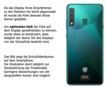 1x 9H Schutzfolie matt für HiSense King Kong 6 Rüc (3)
