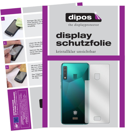 5x Schutzfolie klar für HiSense King Kong 6 Rückse (1)