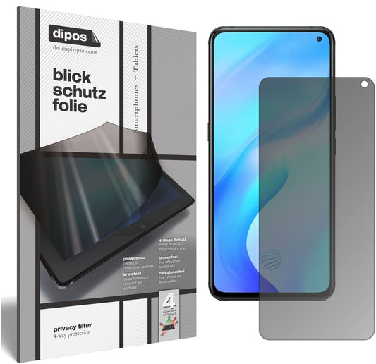 Blickschutzfolie für Vivo X30 matt Schutzfolie Pri (1)