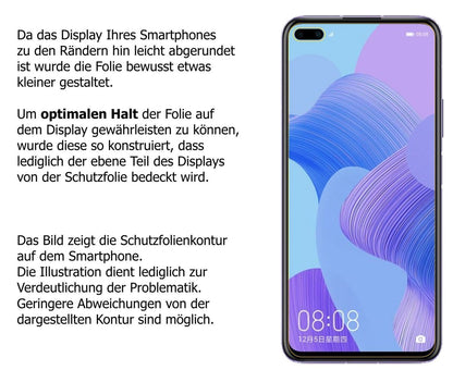 2x 9H Schutzfolie matt für Huawei nova 6 Panzerfol (3)