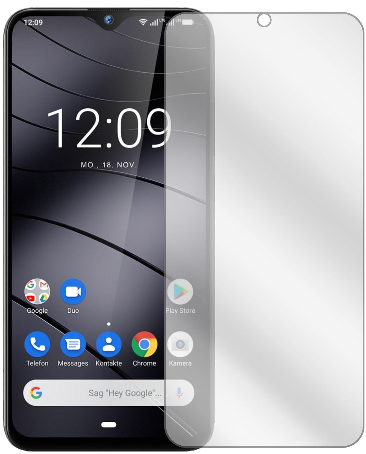4x Schutzfolie klar für Gigaset GS290 Display-Schu (2)