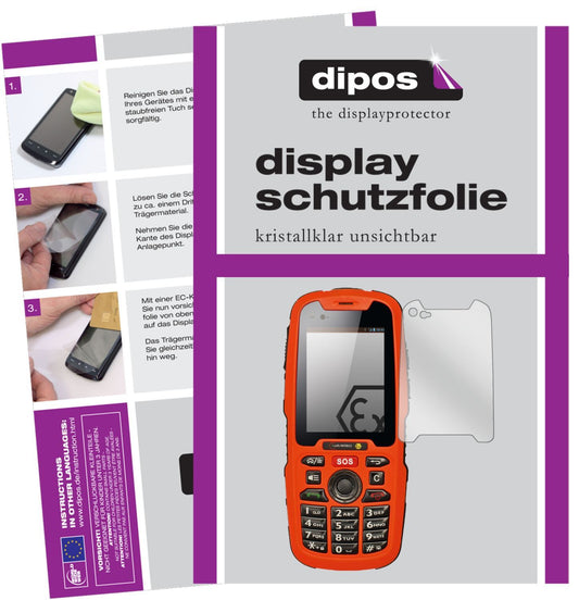 5x Schutzfolie klar für i.safe MOBILE IS320.1 Disp (1)