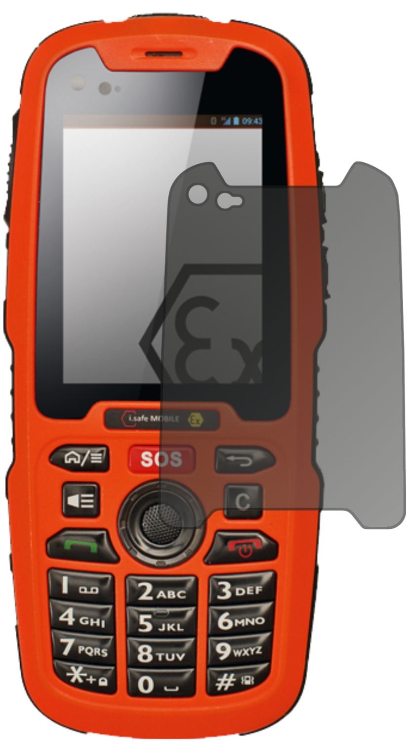 Blickschutzfolie für i.safe MOBILE IS320.1 matt Sc (2)