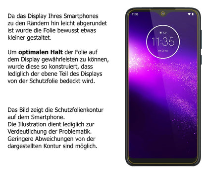 Blickschutzfolie für Motorola One Macro matt Schut (5)