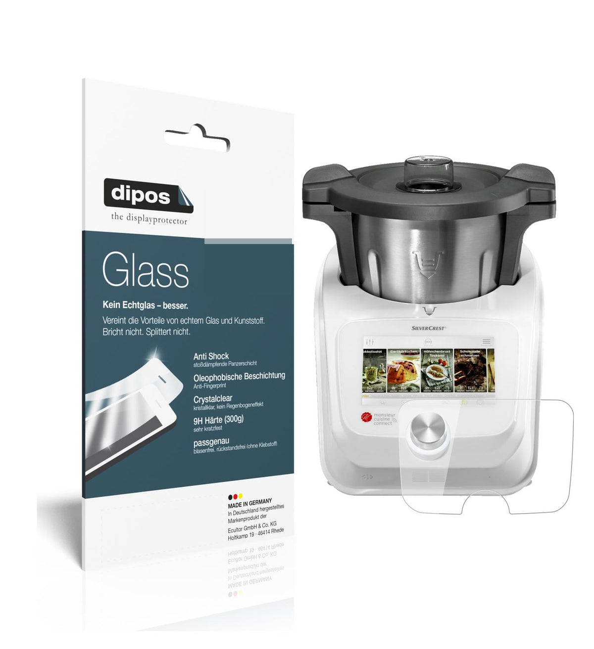 1x 9H Schutzfolie für Monsieur Cuisine Connect Pan (1)