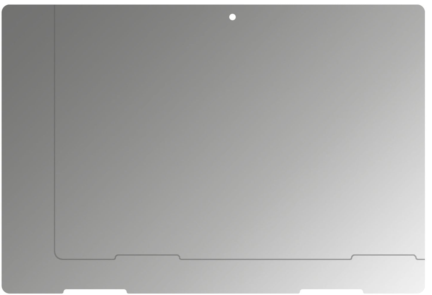 Blickschutzfolie für Medion LifeTab E10702 matt Sc (2)