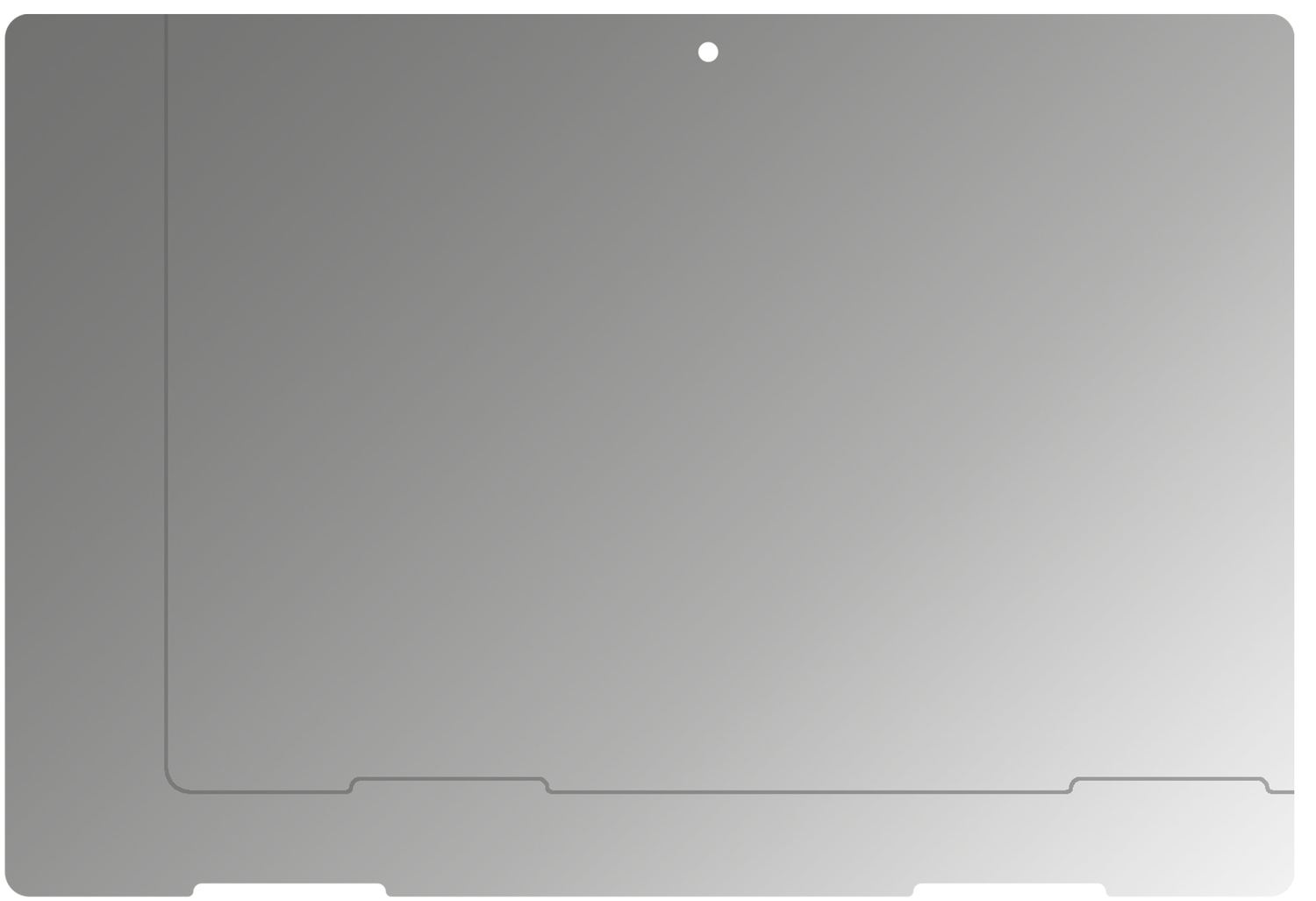 Blickschutzfolie für Medion LifeTab E10702 matt Sc (2)