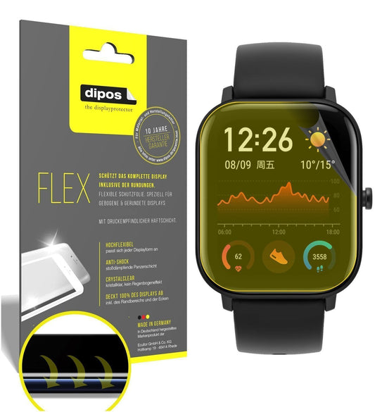 2x 3D Full Cover Schutzfolie für Huami Amazfit GTS (1)