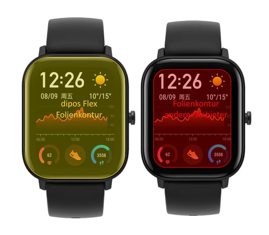 2x 3D Full Cover Schutzfolie für Huami Amazfit GTS (2)