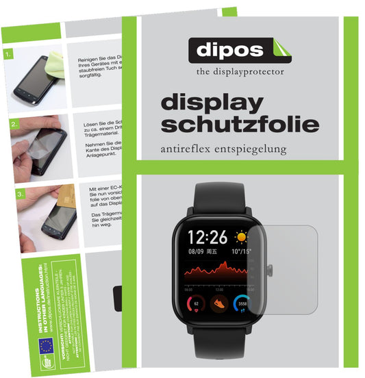 1x Schutzfolie matt für Huami Amazfit GTS Display- (1)
