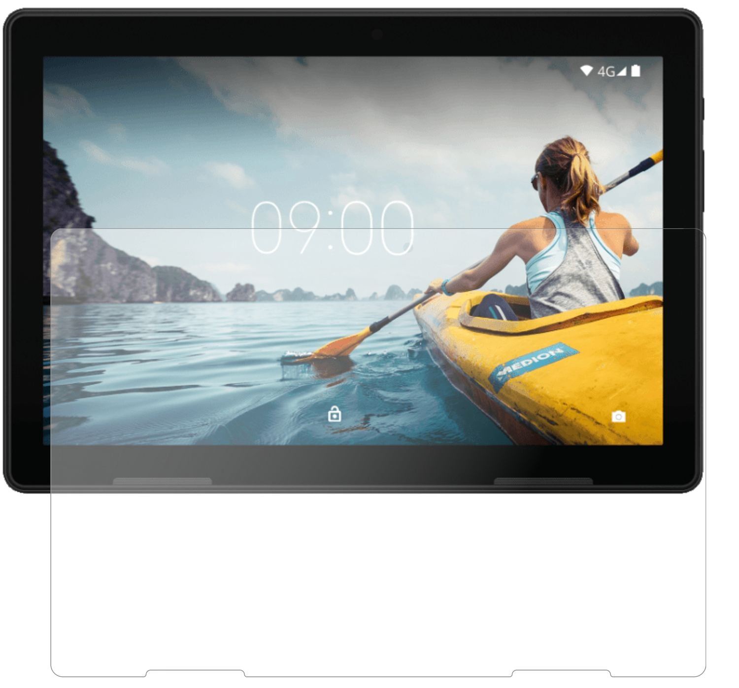 2x 9H Schutzfolie matt für Medion LifeTab E10702 P (2)