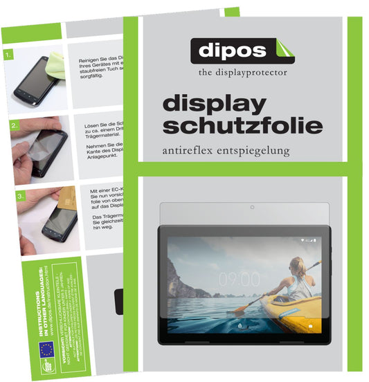 2x Schutzfolie matt für Medion LifeTab E10702 Disp (1)