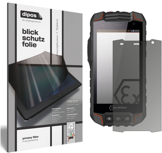 Blickschutzfolie für i.safe MOBILE IS520.1 matt Sc (1)