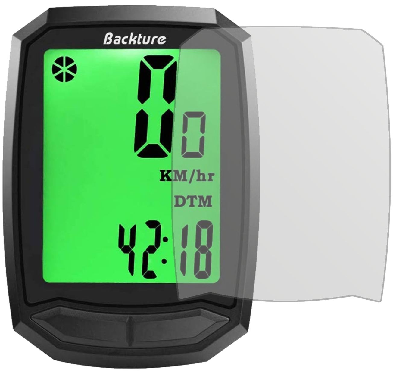 5x Schutzfolie matt für Backture Realtime Speed Tr (2)