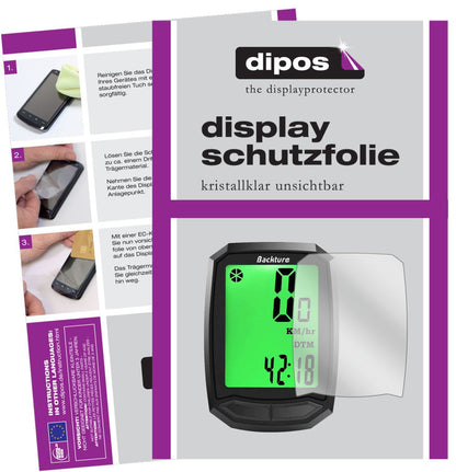5x Schutzfolie klar für Backture Realtime Speed Tr (1)