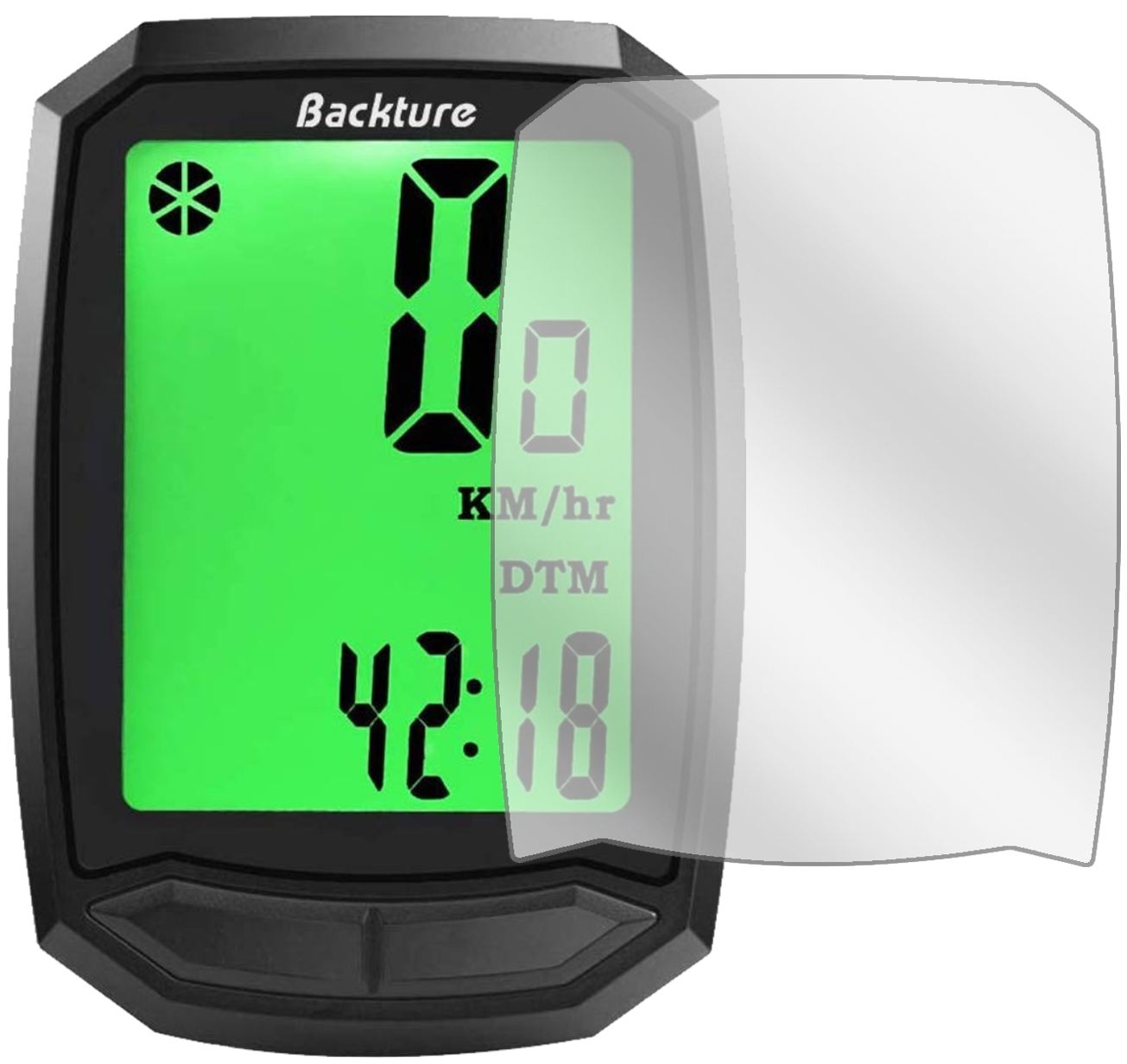 1x Schutzfolie klar für Backture Realtime Speed Tr (2)
