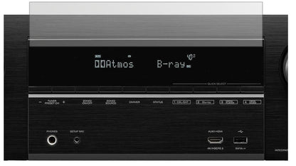 2x Schutzfolie matt für Denon AVR-X3600H Display-S (2)