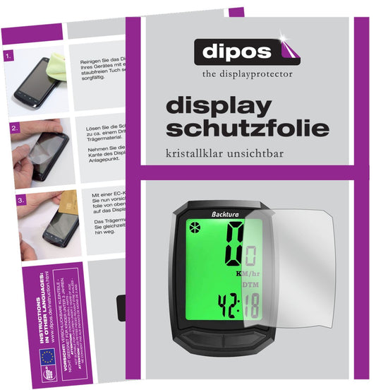 6x Schutzfolie klar für Backture Realtime Speed Tr (1)