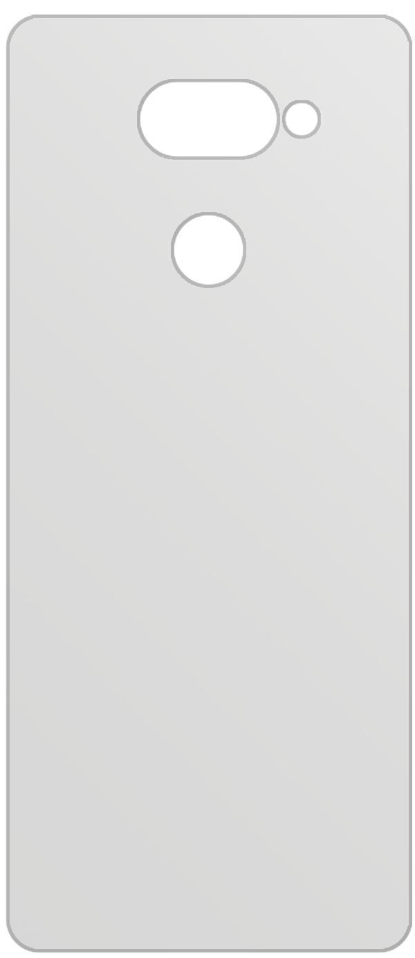 1x Schutzfolie matt für LG K40s Rückseite Display- (3)